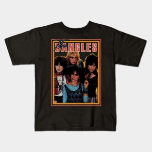 Manic Monday Blues Vintage Tees Capturing The Bangles’ Pop Rock Brilliance Kids T-Shirt